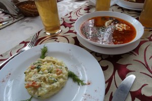 Обед в Глухове